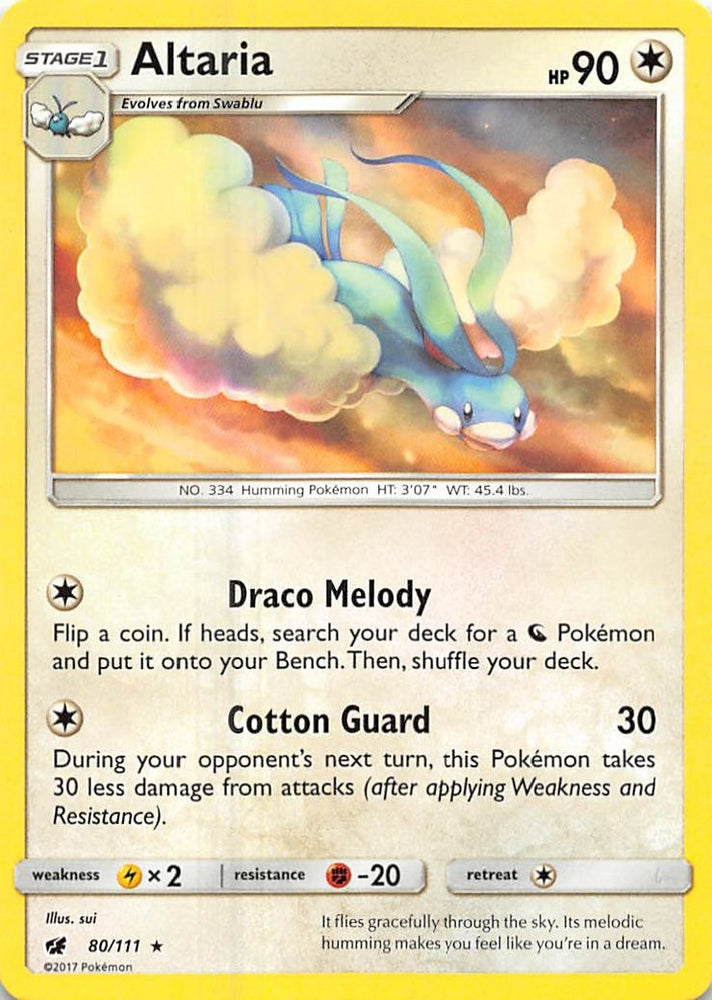 Image for Altaria (80/111) [SM - Crimson Invasion]