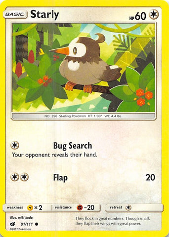 Image for Starly (81/111) - Pokemon