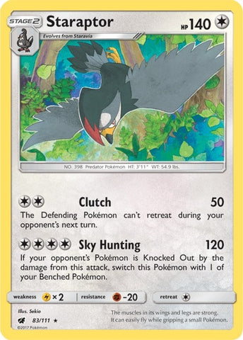 Image for Staraptor (83/111) - Pokemon