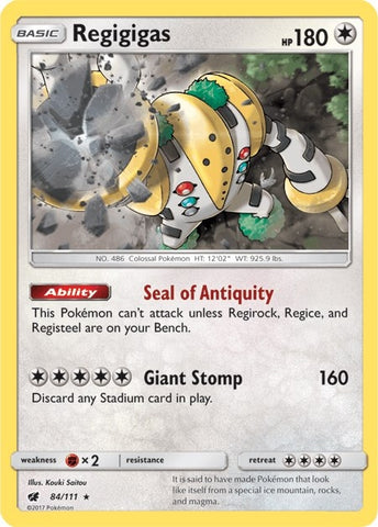Image for Regigigas (84/111) [SM - Crimson Invasion]
