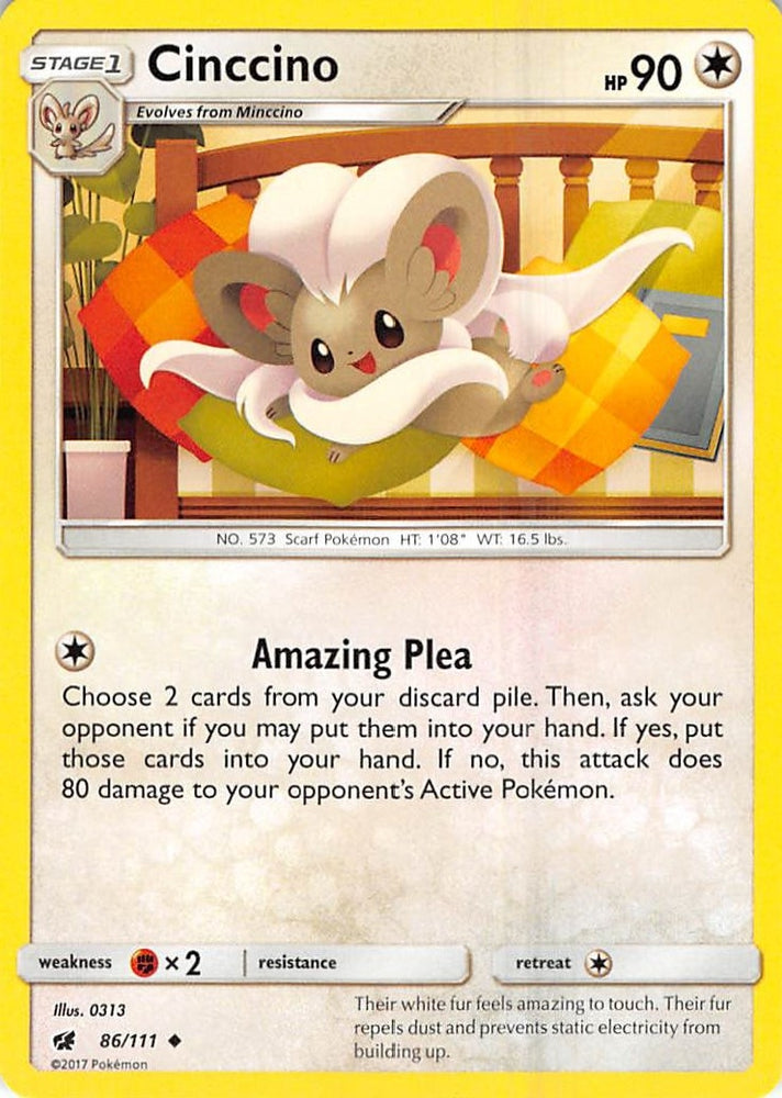 Image for Cinccino (86/111) [SM - Crimson Invasion]