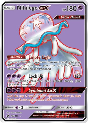 Image for Nihilego GX (Full Art) (103/111) [SM - Crimson Invasion]