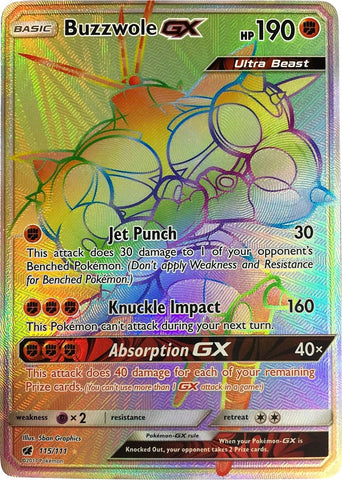 Image for Buzzwole GX (Secret) (115/111) [SM - Crimson Invasion]