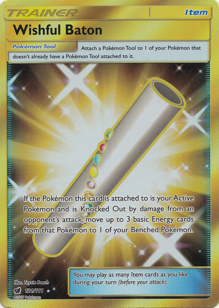 Image for Wishful Baton (Secret) (121/111) [SM - Crimson Invasion]