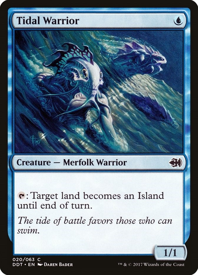 Image for Tidal Warrior (20) [Duel Decks: Merfolk vs. Goblins]
