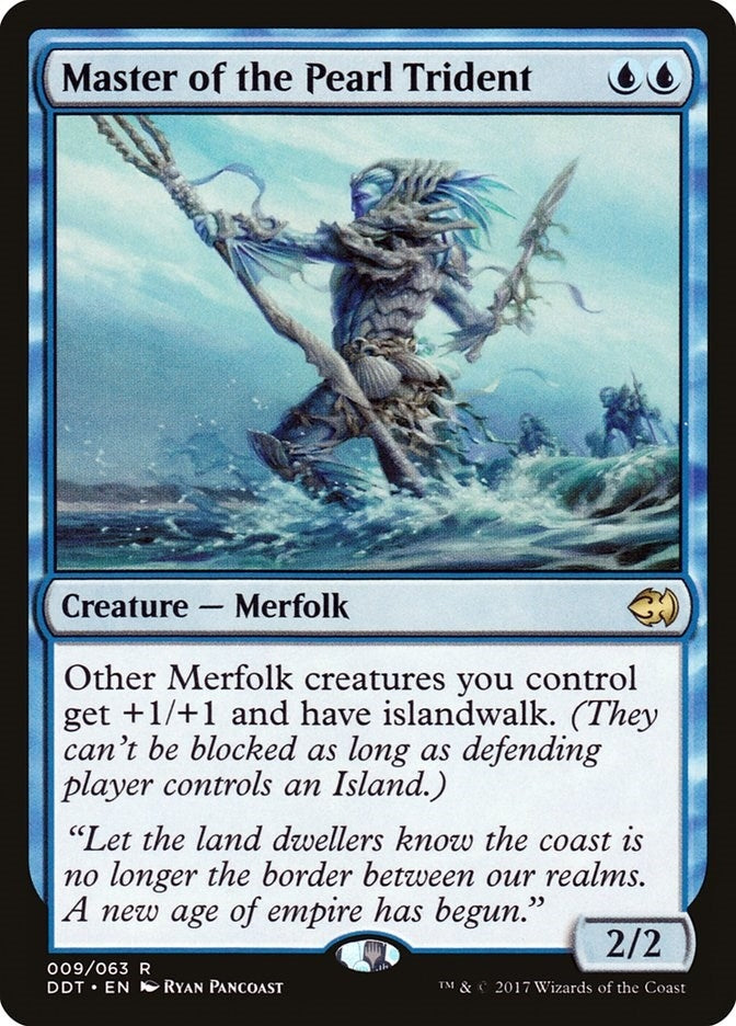 Image for Master of the Pearl Trident (9) [Duel Decks: Merfolk vs. Goblins]