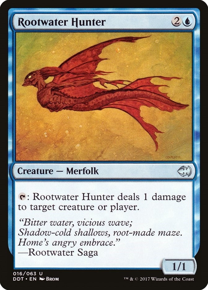 Image for Rootwater Hunter (16) [Duel Decks: Merfolk vs. Goblins]