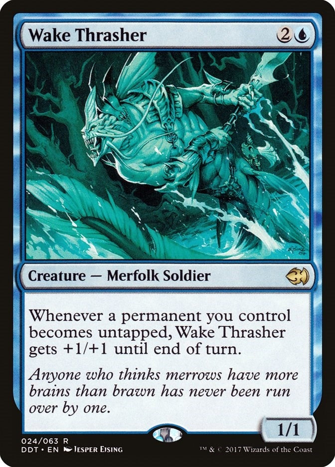 Image for Wake Thrasher (24) [Duel Decks: Merfolk vs. Goblins]
