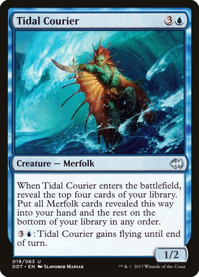 Image for Tidal Courier (19) [Duel Decks: Merfolk vs. Goblins]