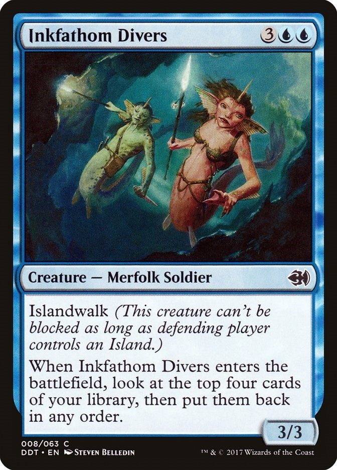 Image for Inkfathom Divers (8) [Duel Decks: Merfolk vs. Goblins]