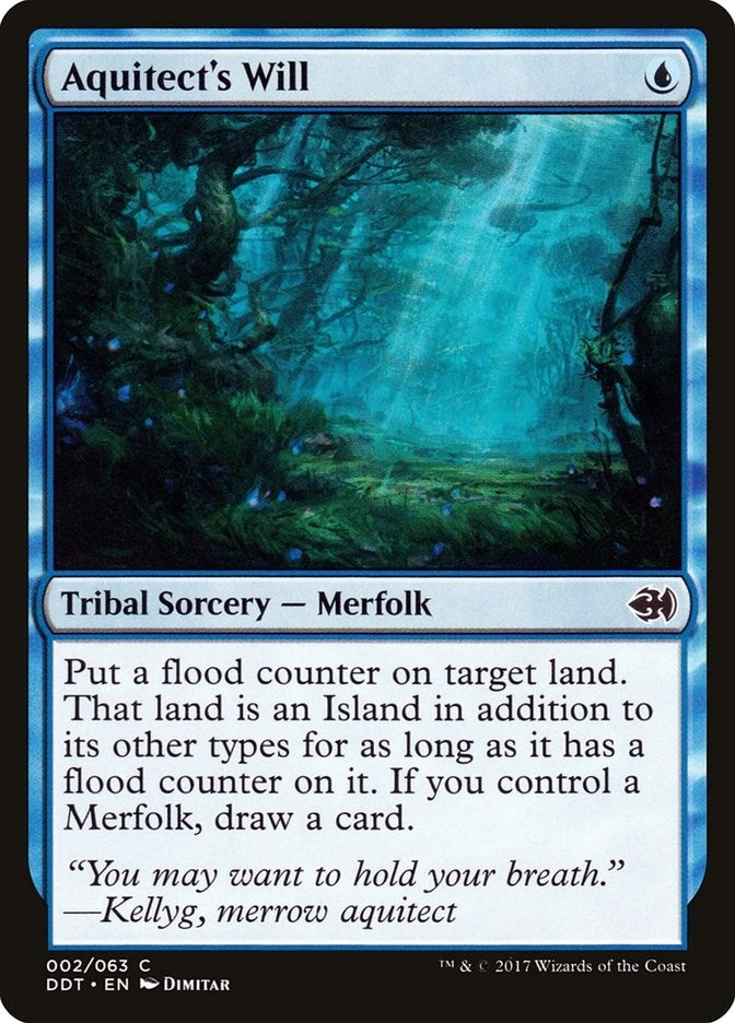 Image for Aquitect's Will (2) [Duel Decks: Merfolk vs. Goblins]