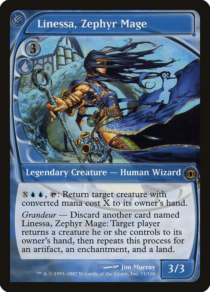 Image for Linessa, Zephyr Mage (51) [Future Sight]