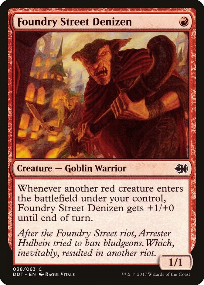 Image for Foundry Street Denizen (38) [Duel Decks: Merfolk vs. Goblins]