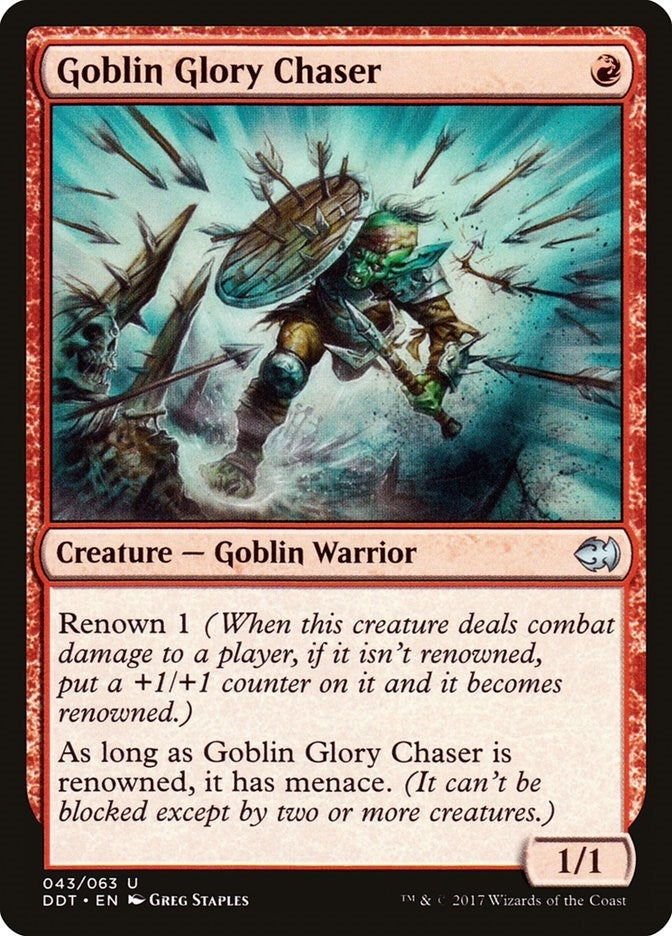 Image for Goblin Glory Chaser (43) [Duel Decks: Merfolk vs. Goblins]