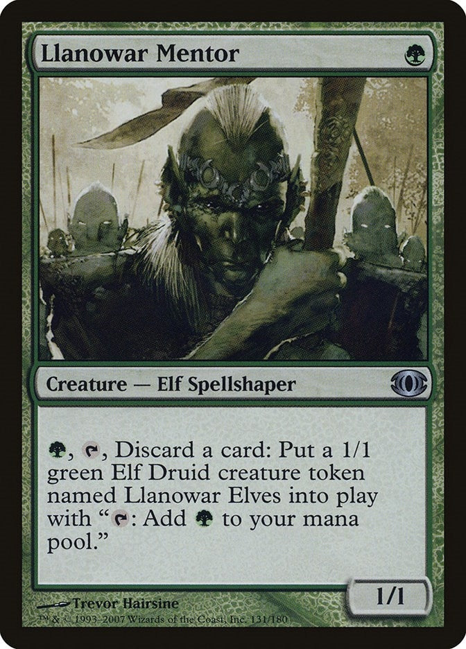 Image for Llanowar Mentor (131) [Future Sight]