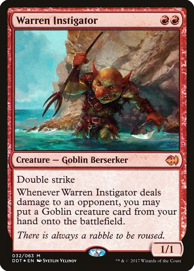 Image for Warren Instigator (32) [Duel Decks: Merfolk vs. Goblins]
