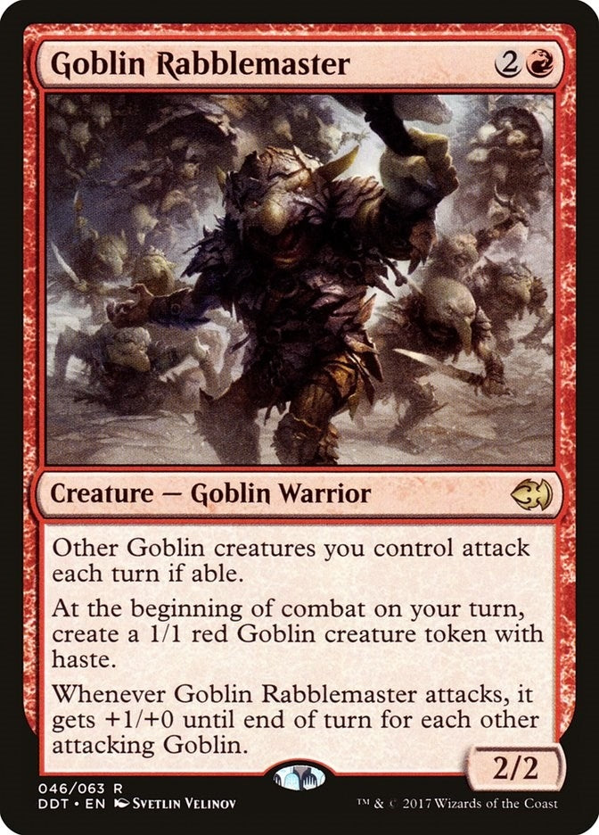 Image for Goblin Rabblemaster (46) [Duel Decks: Merfolk vs. Goblins]