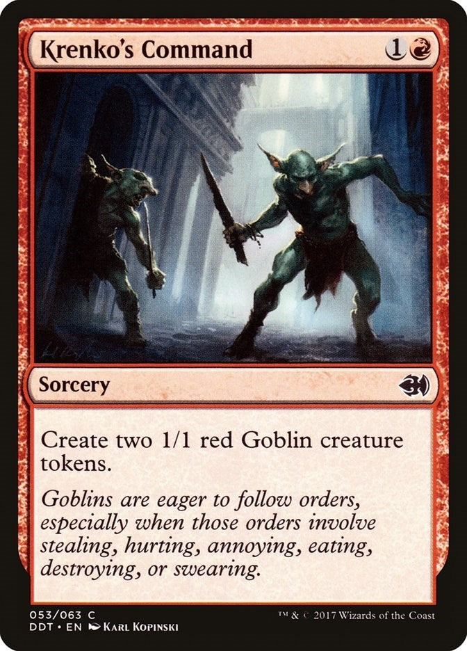 Image for Krenko's Command (53) [Duel Decks: Merfolk vs. Goblins]