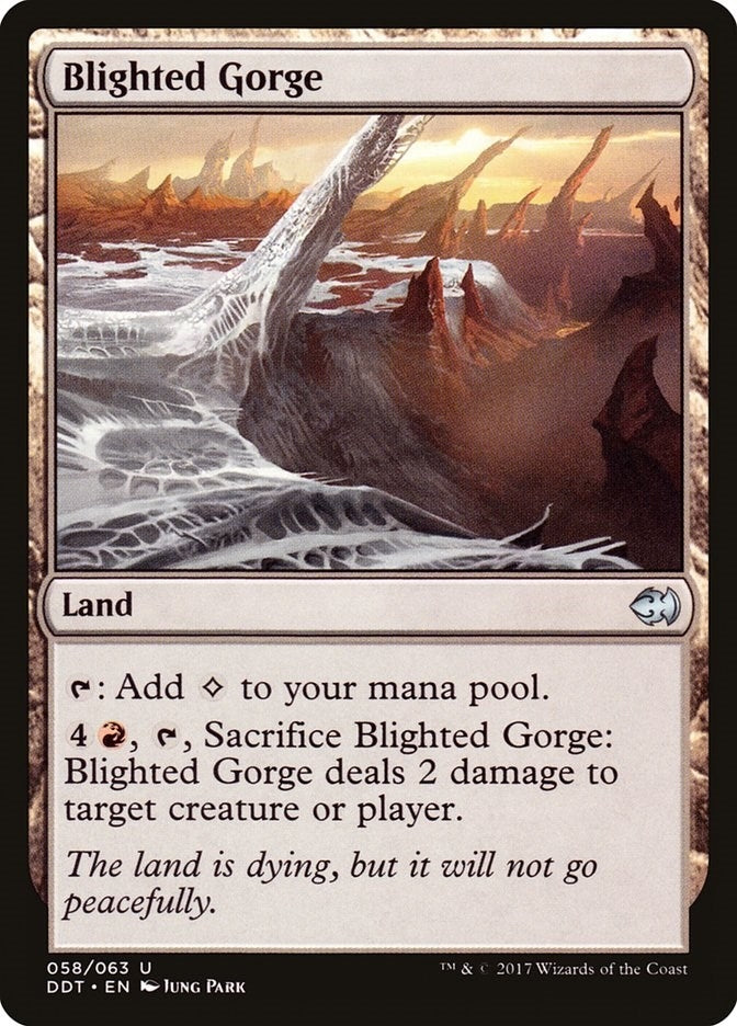 Image for Blighted Gorge (58) [Duel Decks: Merfolk vs. Goblins]