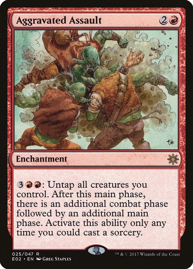 Image for Aggravated Assault (25) [Explorers of Ixalan]
