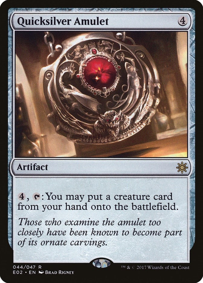 Image for Quicksilver Amulet (44) [Explorers of Ixalan]