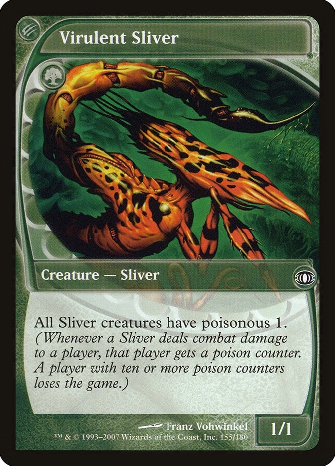 Image for Virulent Sliver (155) [Future Sight]