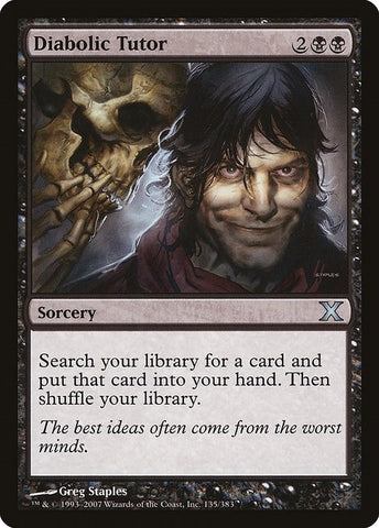 Image for Diabolic Tutor (135) (10E)