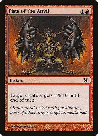 Image for Fists of the Anvil (201) (10E)