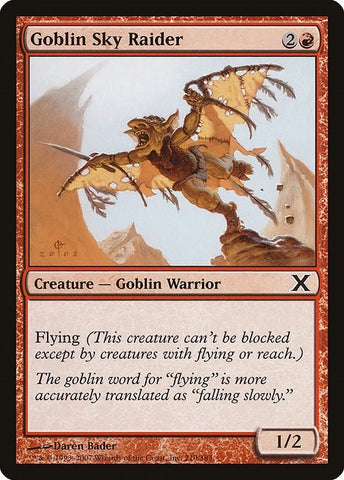 Image for Goblin Sky Raider (210) (10E)