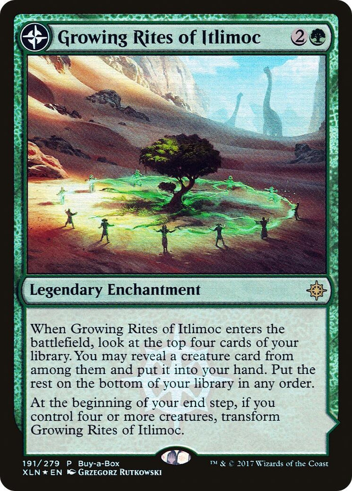 Image for Growing Rites of Itlimoc (191) [Buy-A-Box Promos]