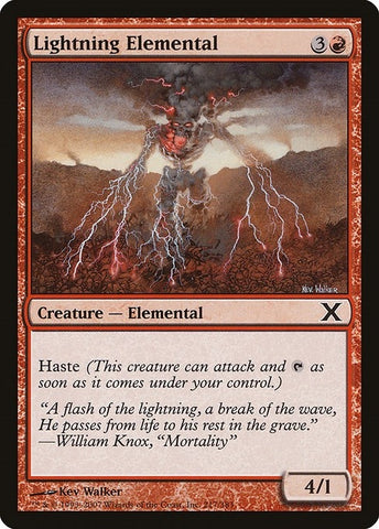 Image for Lightning Elemental (217) (10E)