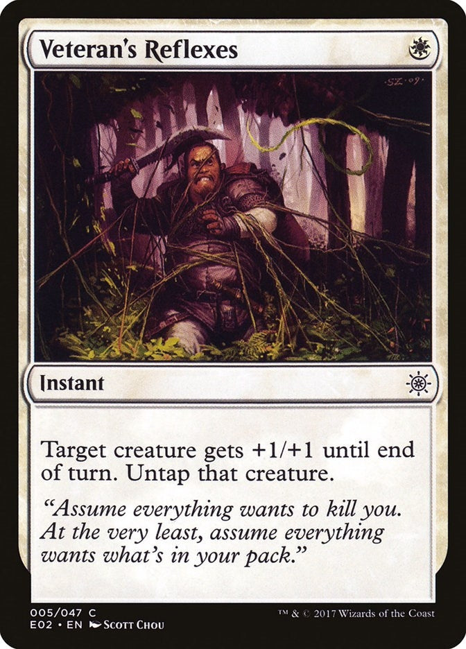 Image for Veteran's Reflexes (5) [Explorers of Ixalan]