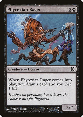 Image for Phyrexian Rager (167) (10E)