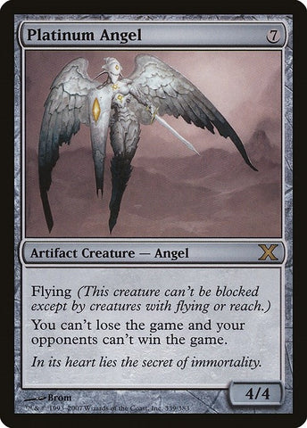Image for Platinum Angel (339) - Magic: The Gathering