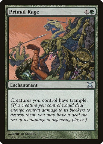 Image for Primal Rage (286) - Magic: The Gathering
