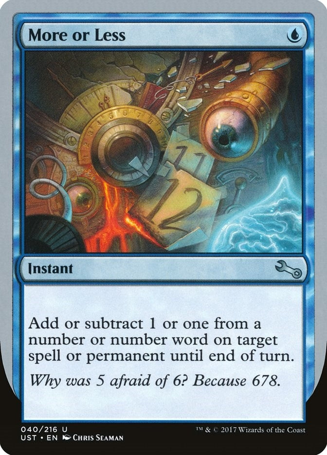 Image for More or Less (40) [Unstable]