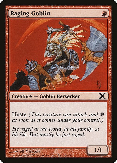 Image for Raging Goblin (224) - Magic: The Gathering