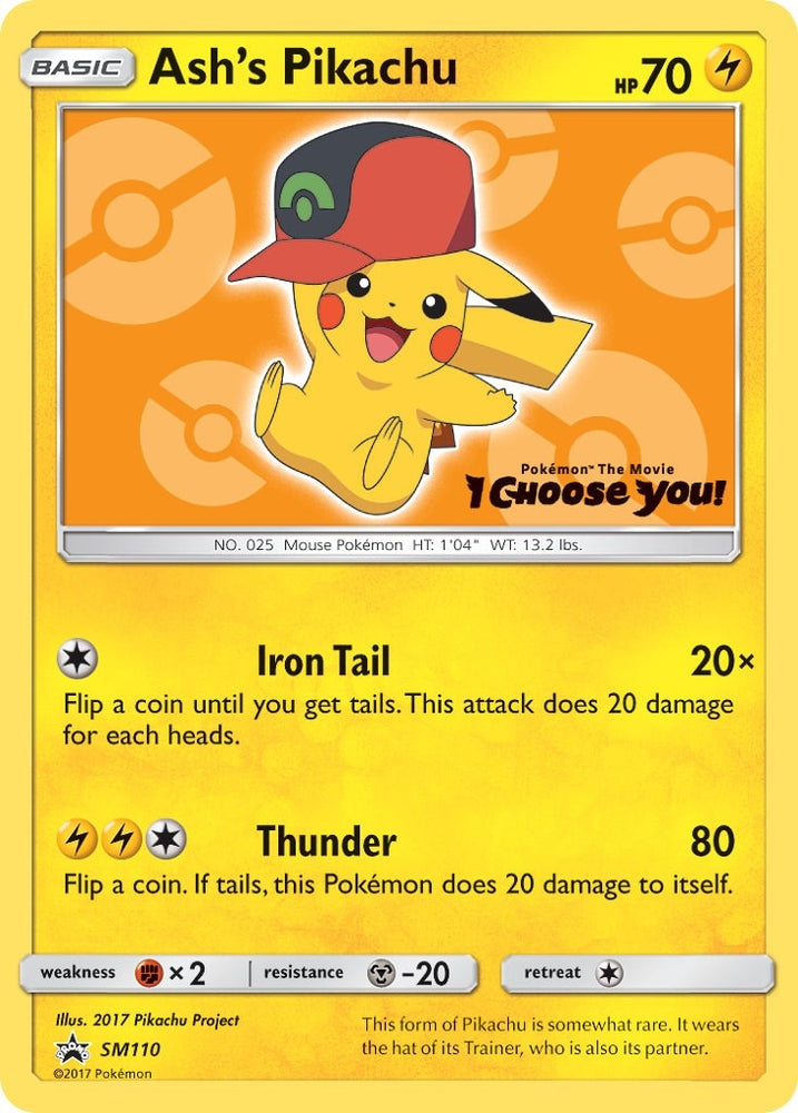 Image for Ash's Pikachu - SM110 (SM110) [SM Promos]