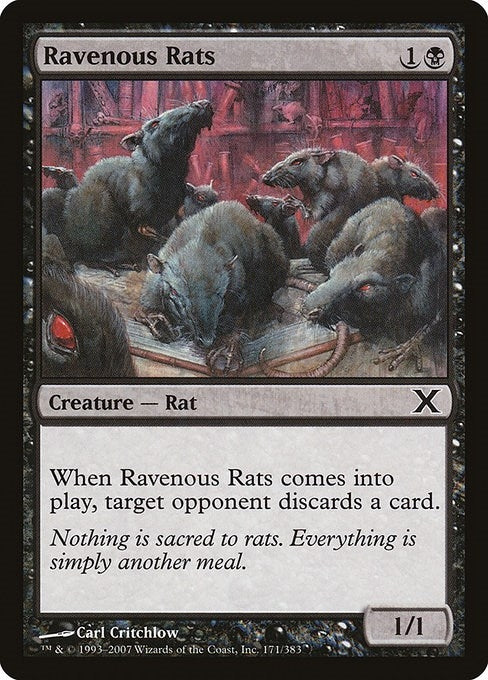 Image for Ravenous Rats (171) - Magic: The Gathering