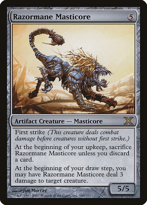 Image for Razormane Masticore (340) - Magic: The Gathering