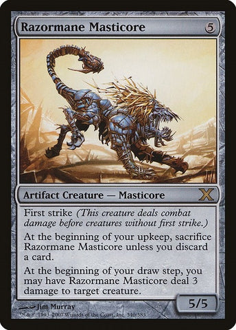 Image for Razormane Masticore (340) - Magic: The Gathering