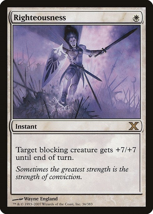 Image for Righteousness (36) - Magic: The Gathering