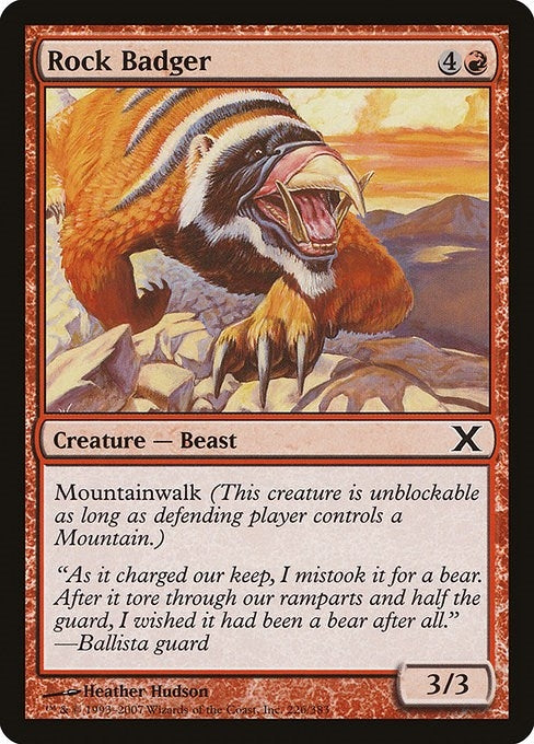 Image for Rock Badger (226) - Magic: The Gathering
