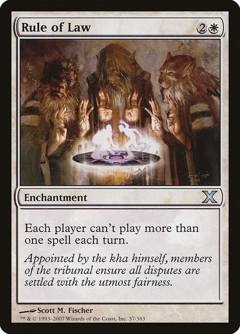 Image for Rule of Law (37) - Magic: The Gathering