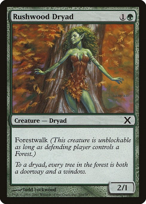 Image for Rushwood Dryad (294) - Magic: The Gathering