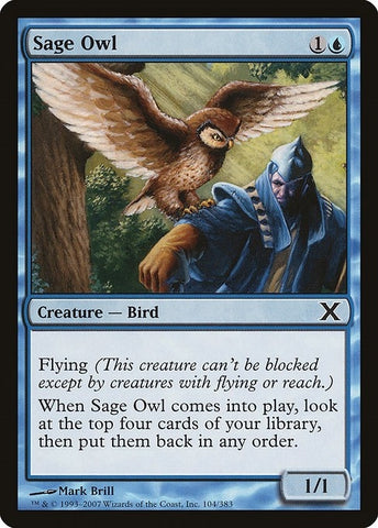 Image for Sage Owl (104) - Magic: The Gathering