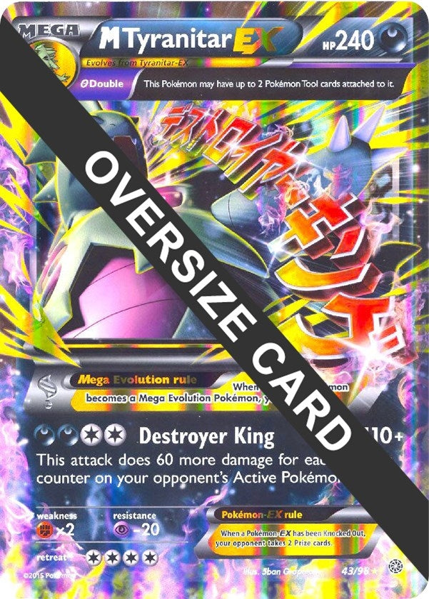 Image for M Tyranitar EX (043/098) [Jumbo Cards]