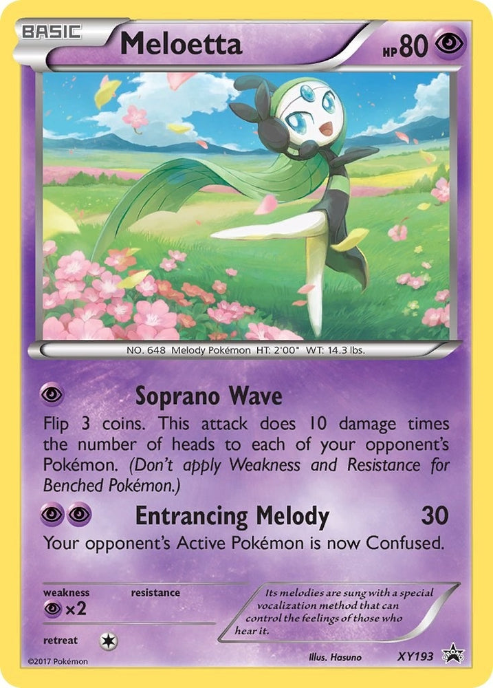 Image for Meloetta - XY193 (XY193) [XY Promos]