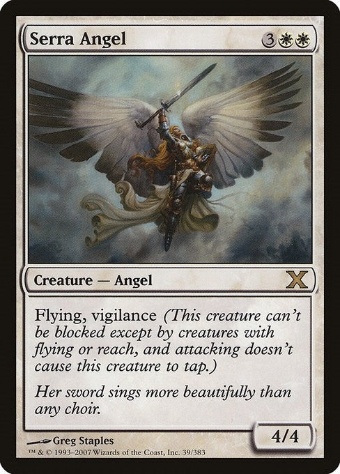 Image for Serra Angel (39) - Magic: The Gathering