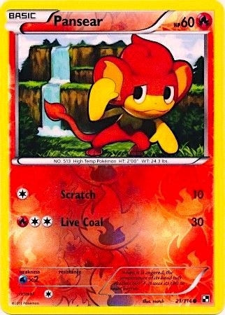 Pansear - 21/114 (Energy Holo) (021/114) (Miscellaneous Cards & Products)